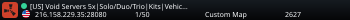 [US] Void Servers 5x|Solo/Duo/Trio|Kits|Vehicles|Shop|Homes