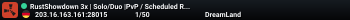 RustShowdown 3x | Solo/Duo |PvP / Scheduled Raids | FPS++