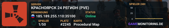 КРАСНОЯРСК 24 РЕГИОН (PVE)