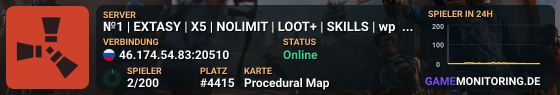 №1 | EXTASY | X5 | NOLIMIT | LOOT+ | SKILLS | wp 15.05