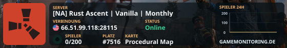 [NA] Rust Ascent | Vanilla | Monthly