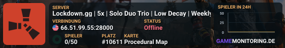 Lockdown.gg | 5x | Solo Duo Trio | Low Decay | Weekly