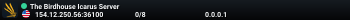 The Birdhouse Icarus Server