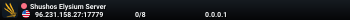 Shushos Elysium Server