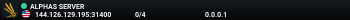 ALPHAS SERVER