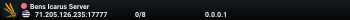 Bens Icarus Server