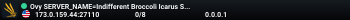 Ovy SERVER_NAME=Indifferent Broccoli Icarus Server Koro Chaos
