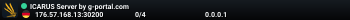ICARUS Server by g-portal.com