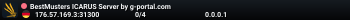BestMusters ICARUS Server by g-portal.com