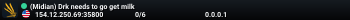 (Midian) Drk needs to go get milk