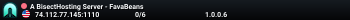 A BisectHosting Server - FavaBeans