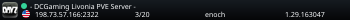 - DCGaming Livonia PVE Server -