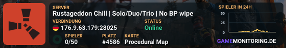 Rustageddon Chill | Solo/Duo/Trio | No BP wipe
