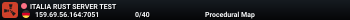 ITALIA RUST SERVER TEST