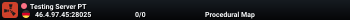 Testing Server PT
