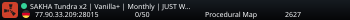 SAKHA Tundra x2 | Vanilla+ | Monthly | JUST WIPED: 05.06.26