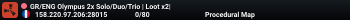 GR/ENG Olympus 2x Solo/Duo/Trio | Loot x2|