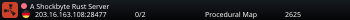 A Shockbyte Rust Server