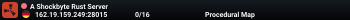 A Shockbyte Rust Server