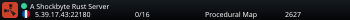 A Shockbyte Rust Server