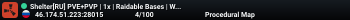 Shelter[RU] PVE+PVP | 1x | Raidable Bases | Wipe: monthly