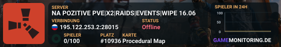 NA POZITIVE PVE|X2|RAIDS|EVENTS|WIPE 4.06