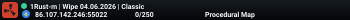 1Rust-m | Wipe 22.05.2026 | Classic | No Playing Admins