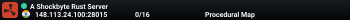 A Shockbyte Rust Server