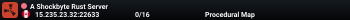 A Shockbyte Rust Server