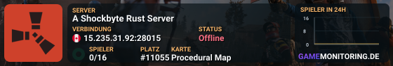 A Shockbyte Rust Server