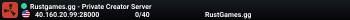 Rustgames.gg - Private Creator Server