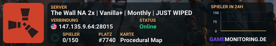 The Wall NA 2x | Vanilla+ | Monthly | NEW