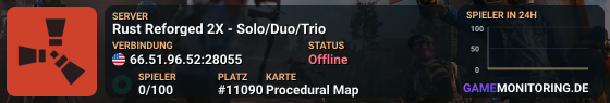 Rust Reforged 2X - Solo/Duo/Trio