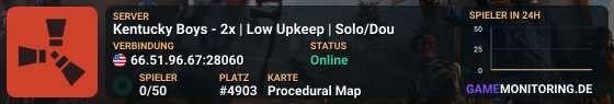 Kentucky Boys - 2x | Low Upkeep | Solo/Dou