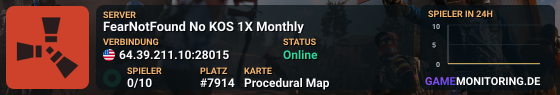 FearNotFound No KOS 1X Monthly