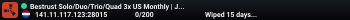Bestrust Solo/Duo/Trio/Quad 3x US Monthly | JUST FULLWIPED 04.0