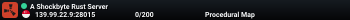 A Shockbyte Rust Server