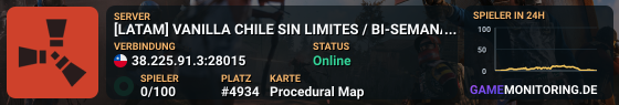 [LATAM] VANILLA CHILE  SIN LIMITES / BI-SEMANAL 07/05