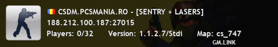 CSDM.PCSMANIA.RO - [SENTRY + LASERS]