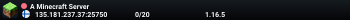 A Minecraft Server