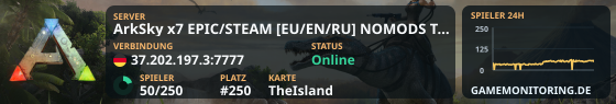 ArkSky x7 EPIC/STEAM [EU/EN/RU] NOMODS TheIsland