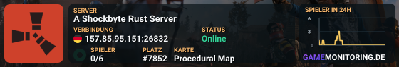 A Shockbyte Rust Server