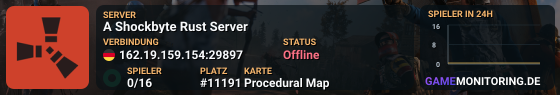 A Shockbyte Rust Server