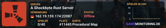 A Shockbyte Rust Server