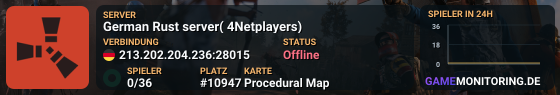 German Rust server( 4Netplayers)