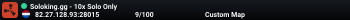 Soloking.gg - 10x Solo Only