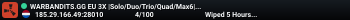 WARBANDITS.GG EU 3X |Solo/Duo/Trio/Quad/Max6|LootX3|Clans| JUST