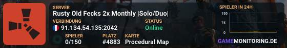 Rusty Old Fecks 2x Monthly |Solo/Duo| No Bp's|