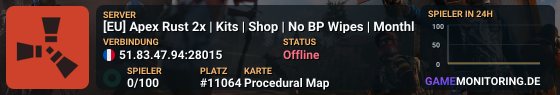 [EU] Apex Rust 2x | Kits | Shop | No BP Wipes | Monthly