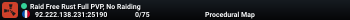 Raid Free Rust Full PVP, No Raiding